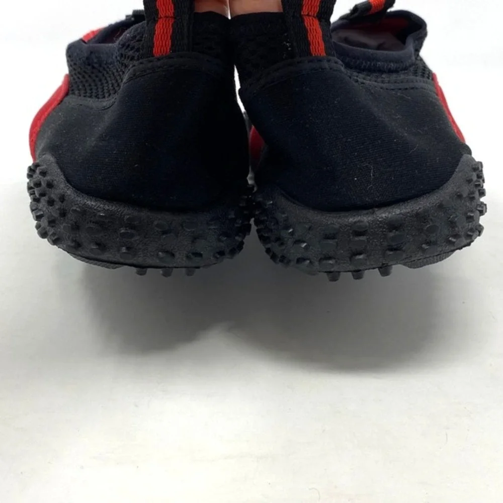 Omega Water Shoes Mens 10 Womens 11.5‎ Black Red Neoprene Mesh Slip On Beach